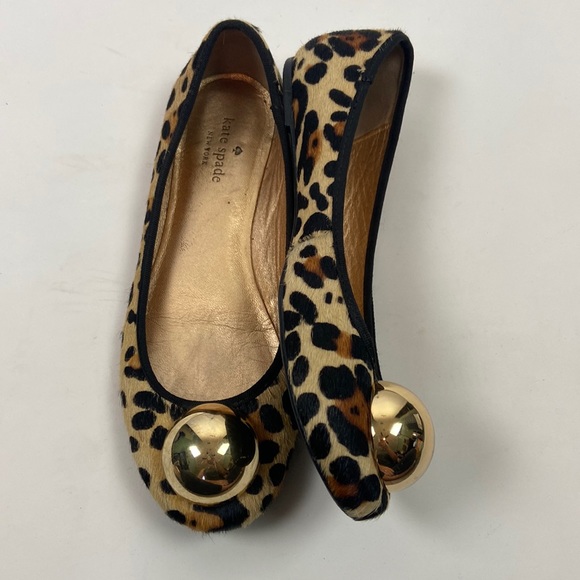 kate spade Shoes - Kate Spade Helen Too Flat - Leopard Calf hair 8
